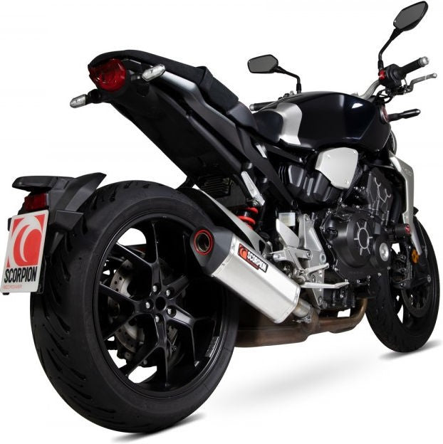 Scorpion Mufflers Serket Parallel Slip-on Brushed Stainless Steel Sleeve (NON EU HOMOLOGATED) | RHA187SEO