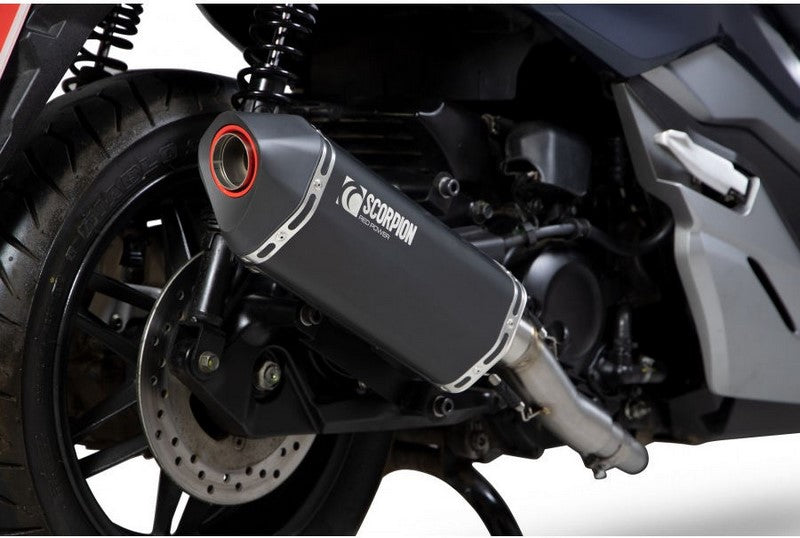 Scorpion Mufflers Serket Parallel Full System Black Ceramic Coated Sleeve | RHA188SYSBCER