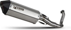 Scorpion Mufflers Serket Parallel Full System Brushed Stainless Steel Sleeve | RHA188SYSSEO