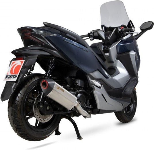 Scorpion Mufflers Serket Parallel Full System Brushed Stainless Steel Sleeve | RHA188SYSSEO