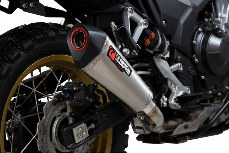 Scorpion Mufflers Serket Taper Slip-on Brushed Stainless Steel Sleeve (NON EU HOMOLOGATED) | RHA189SEO