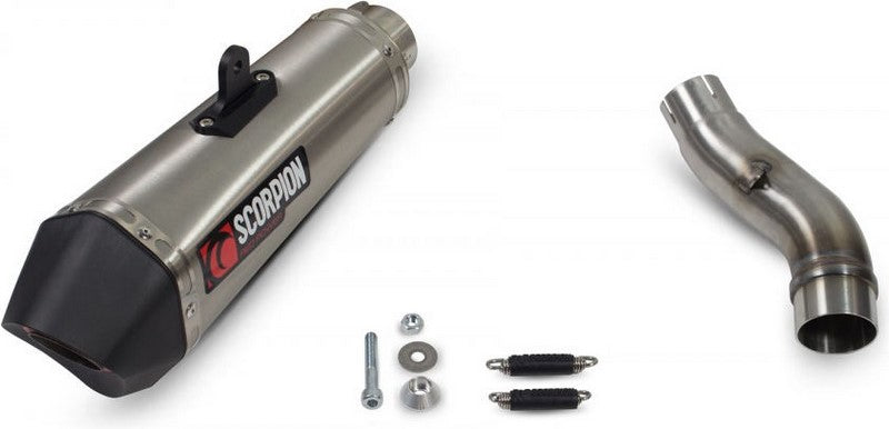 Scorpion Mufflers Serket Taper Slip-on Brushed Stainless Steel Sleeve (NON EU HOMOLOGATED) | RHA189SEO