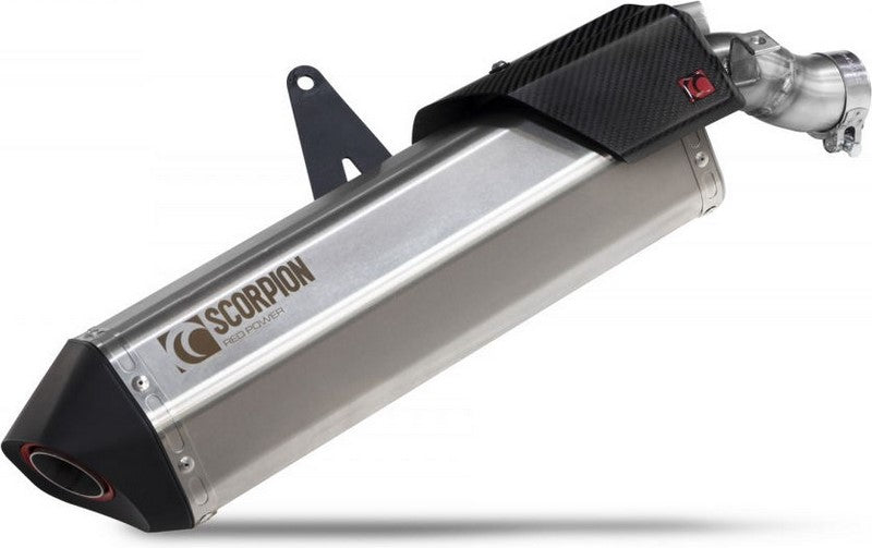 Scorpion Mufflers Serket Slip-on Brushed Stainless Steel Sleeve (NON EU HOMOLOGATED) | RHA194SEO