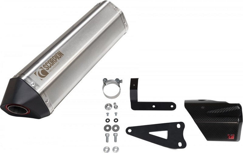 Scorpion Mufflers Serket Slip-on Brushed Stainless Steel Sleeve (NON EU HOMOLOGATED) | RHA194SEO