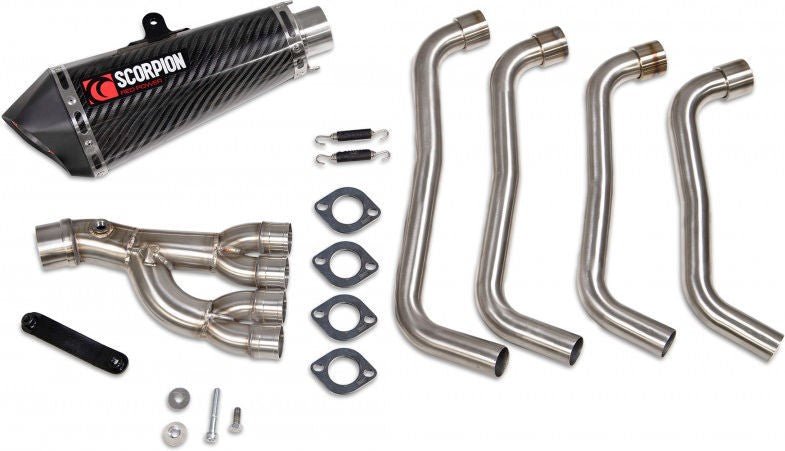 Scorpion Mufflers Serket Taper Full System Carbon Fibre Sleeve | RHA196SYSCEO
