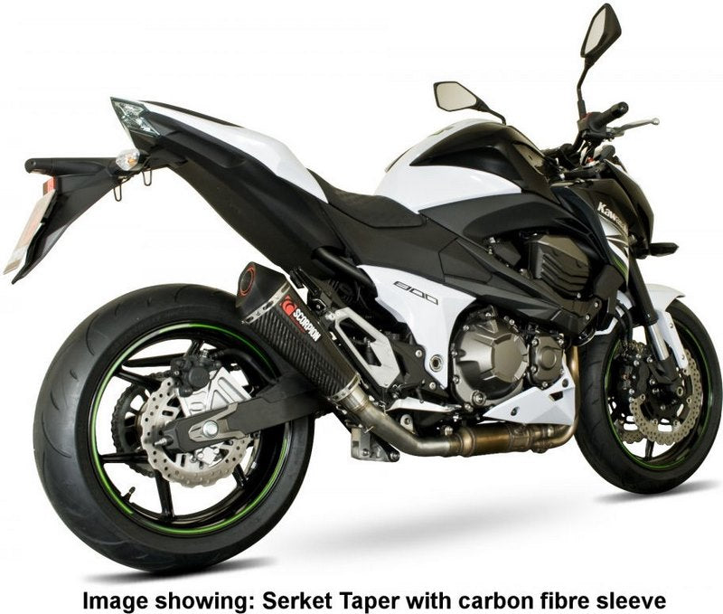 Scorpion Mufflers Serket Taper Slip-on Titanium Sleeve | RKA100TEO
