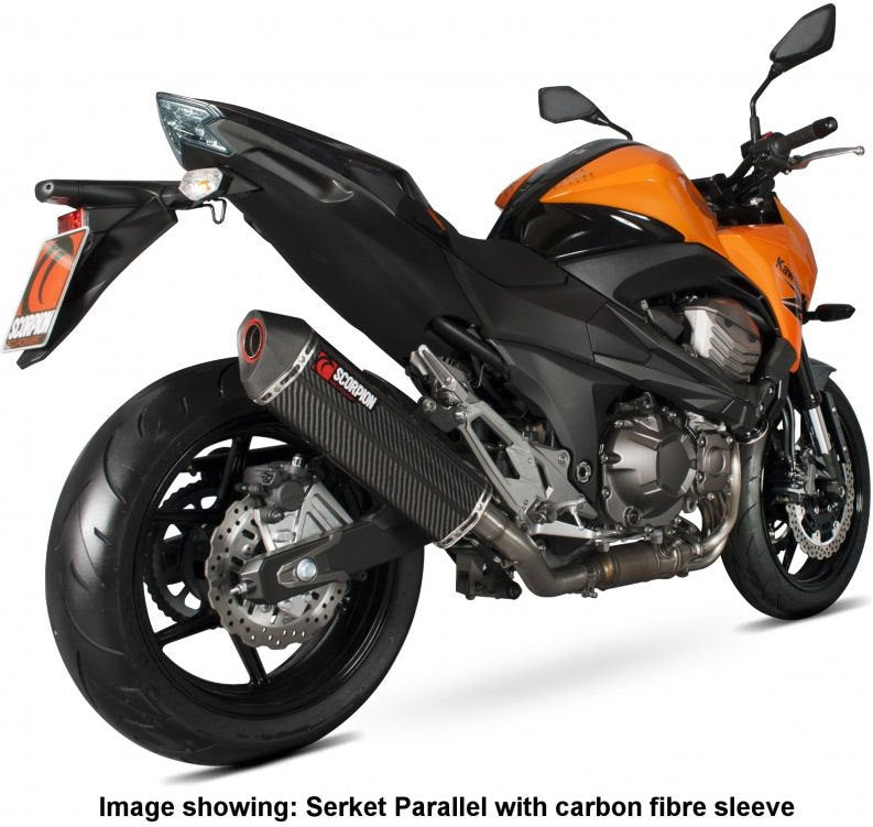 Scorpion Mufflers Serket Parallel Slip-on Titanium Sleeve | RKA101TEO
