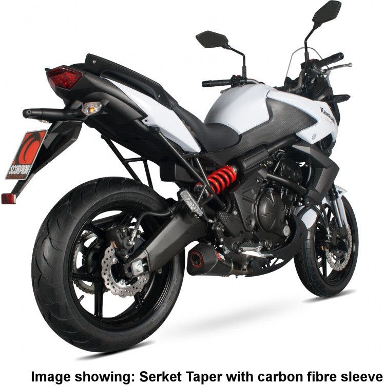 Scorpion Mufflers Serket Taper Slip-on Brushed Stainless Steel Sleeve | RKA103SEO