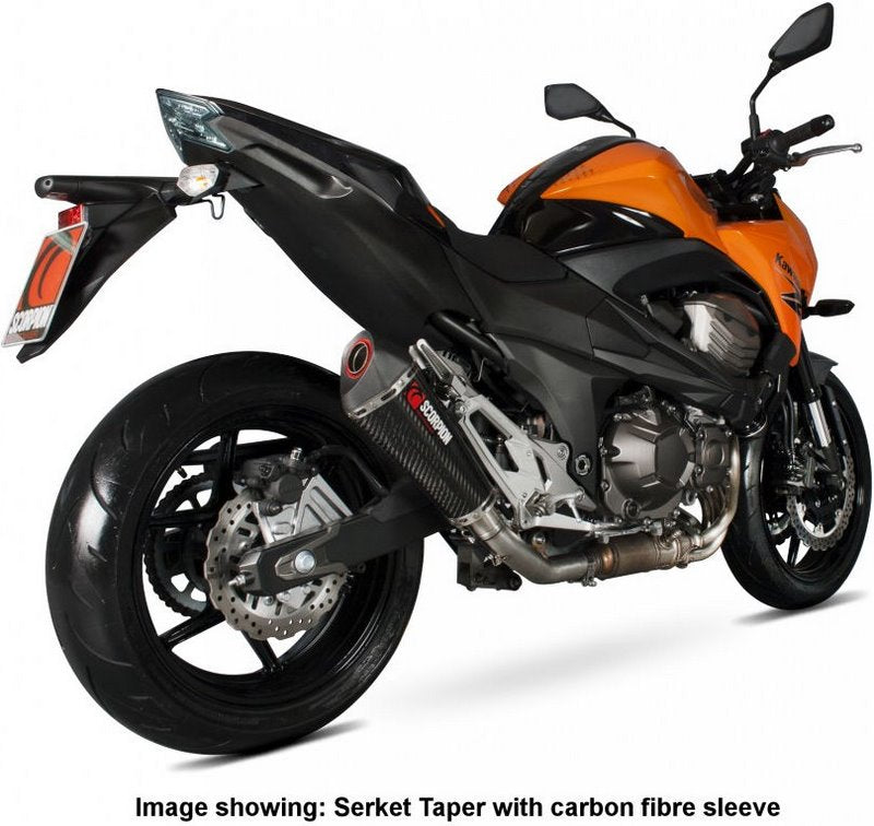 Scorpion Mufflers Serket Taper Slip-on Titanium Sleeve | RKA104TEO
