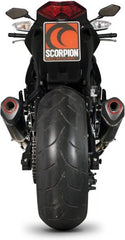 Scorpion Mufflers Serket Taper Slip-on (Pair) Carbon Fibre Sleeve | RKA107CEO