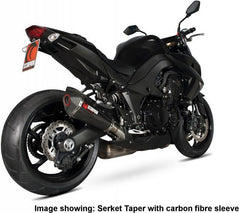 Scorpion Mufflers Serket Taper Slip-on (Pair) Brushed Stainless Steel Sleeve | RKA107SEO
