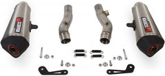 Scorpion Mufflers Serket Taper Slip-on (Pair) Brushed Stainless Steel Sleeve | RKA108SEO