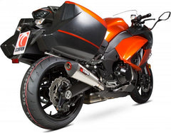 Scorpion Mufflers Serket Taper Slip-on (Pair) Brushed Stainless Steel Sleeve (NON EU HOMOLOGATED) | RKA109SEO