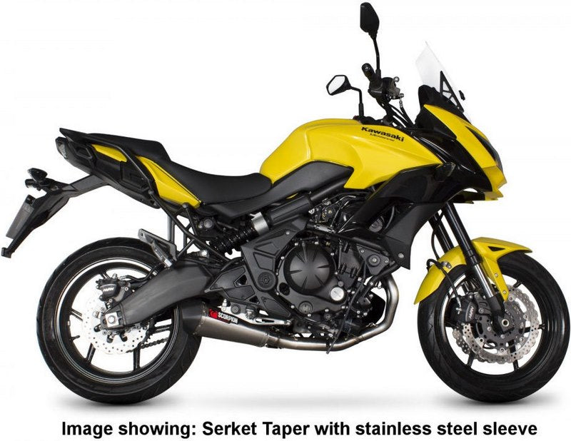 Scorpion Mufflers Serket Taper Full System Titanium Sleeve | RKA110SYSTEO