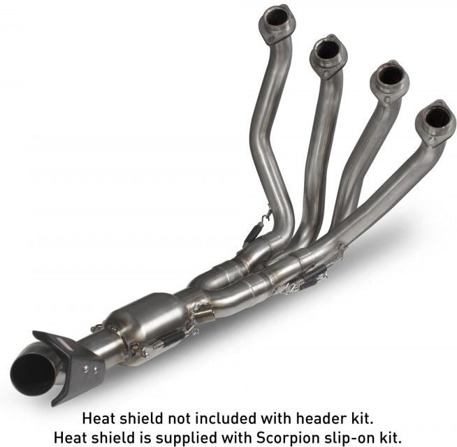 Scorpion Mufflers Header Pipes Fits to O.E and Scorpion slip-on silencer. Catalyst not included | RKA114MA