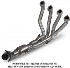 Scorpion Mufflers Header Pipes Fits to O.E and Scorpion slip-on silencer. Catalyst not included | RKA114MA