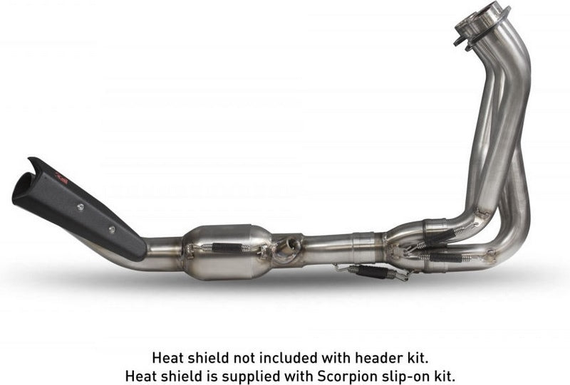 Scorpion Mufflers Header Pipes Fits to O.E and Scorpion slip-on silencer. Catalyst not included | RKA114MA