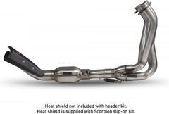 Scorpion Mufflers Header Pipes Fits to O.E and Scorpion slip-on silencer. Catalyst not included | RKA114MA