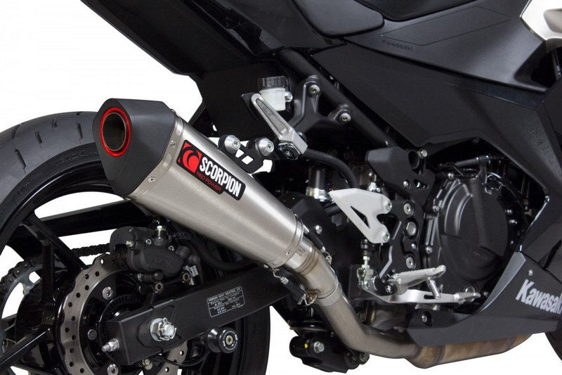 Scorpion Mufflers Serket Taper Slip-on Brushed Stainless Steel Sleeve | RKA121SEO