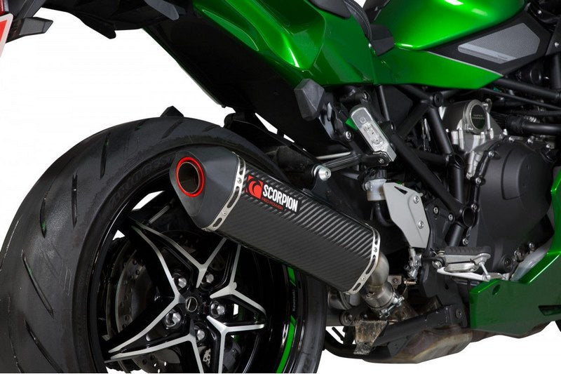 Scorpion Mufflers Serket Parallel Slip-on Carbon Fibre Sleeve | RKA122CEO