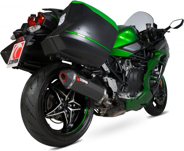 Scorpion Mufflers Serket Parallel Slip-on Carbon Fibre Sleeve | RKA122CEO