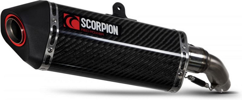 Scorpion Mufflers Serket Parallel Slip-on Carbon Fibre Sleeve (NON EU HOMOLOGATED) | RKA125CEO
