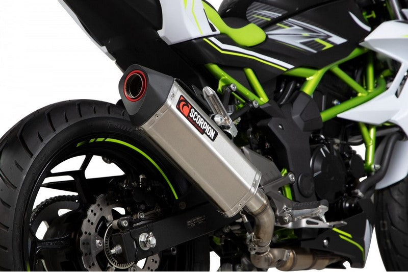 Scorpion Mufflers Serket Parallel Slip-on Brushed Stainless Steel Sleeve (NON EU HOMOLOGATED) | RKA125SEO