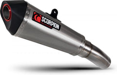 Scorpion Mufflers Serket Taper Slip-on Brushed Stainless Steel Sleeve (NON EU HOMOLOGATED) | RKA129SEO