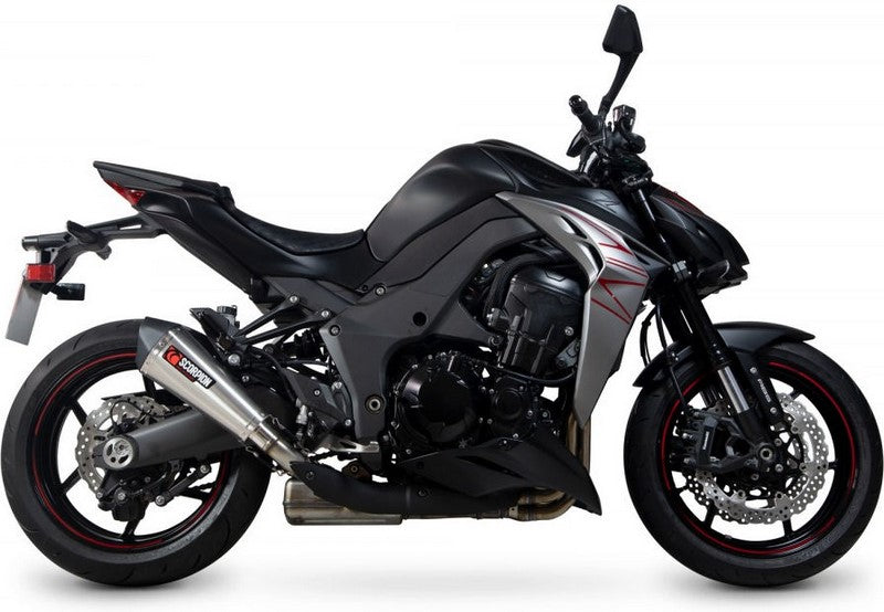 Scorpion Mufflers Serket Taper Slip-on (Pair) Brushed Stainless Steel Sleeve (NON EU HOMOLOGATED) | RKA131SEO