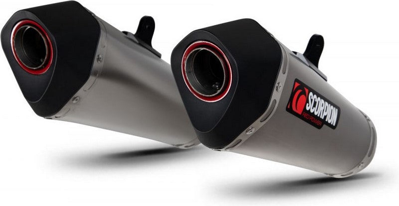 Scorpion Mufflers Serket Taper Slip-on (Pair) Titanium Sleeve (NON EU HOMOLOGATED) | RKA131TEO