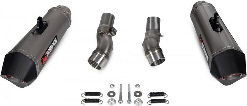 Scorpion Mufflers Serket Taper Slip-on (Pair) Titanium Sleeve (NON EU HOMOLOGATED) | RKA131TEO