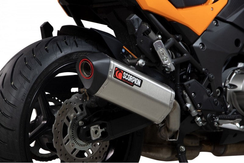 Scorpion Mufflers Serket Parallel Slip-on Brushed Stainless Sleeve (NON EU HOMOLOGATED) | RKA132SEO