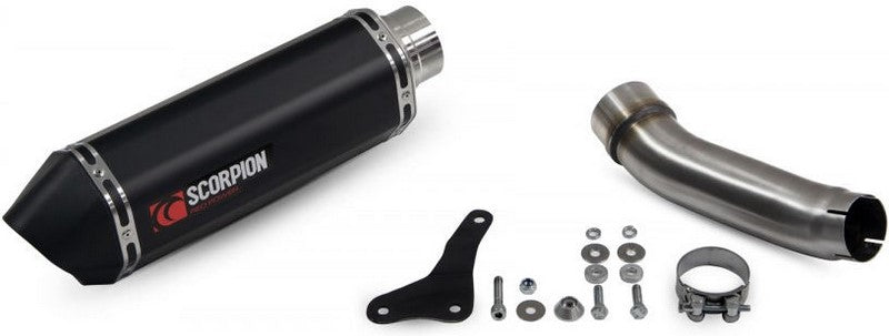 Scorpion Mufflers Serket Parallel Slip-on Black Ceramic Coated Sleeve (NON EU HOMOLOGATED) | RKA135BCER