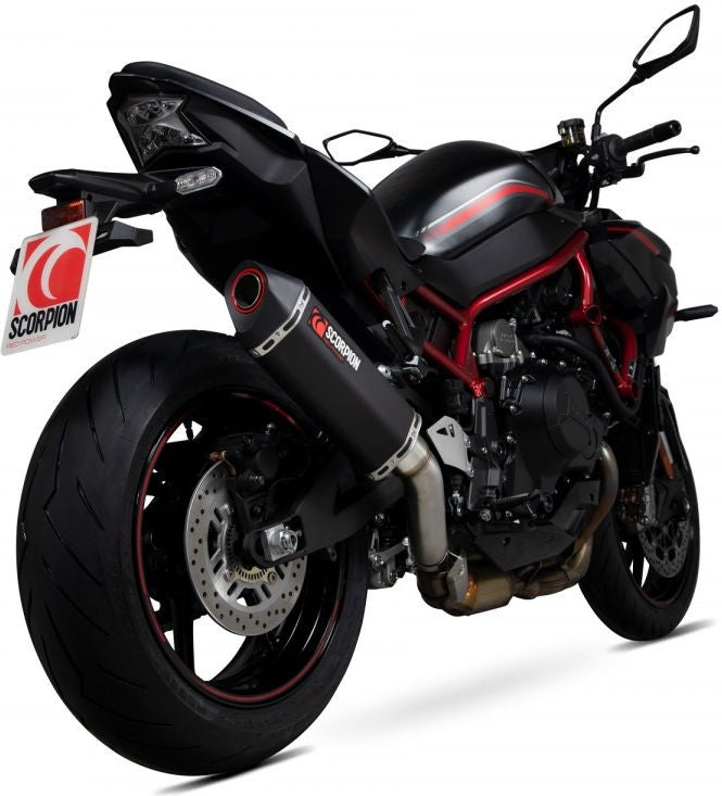 Scorpion Mufflers Serket Parallel Slip-on Black Ceramic Coated Sleeve (NON EU HOMOLOGATED) | RKA135BCER