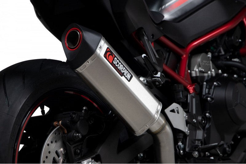 Scorpion Mufflers Serket Parallel Slip-on Brushed Stainless Steel Sleeve (NON EU HOMOLOGATED) | RKA135SEO