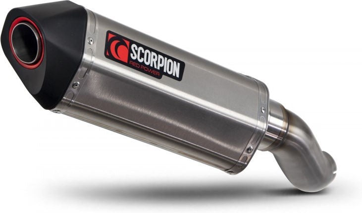 Scorpion Mufflers Serket Parallel Slip-on Brushed Stainless Steel Sleeve (NON EU HOMOLOGATED) | RKA135SEO