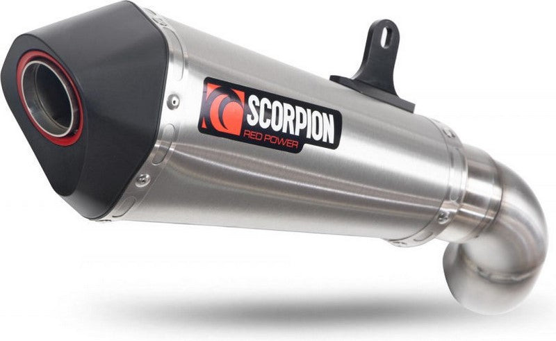 Scorpion Mufflers Serket Taper Slip-on Brushed Stainless Steel Sleeve (NON EU HOMOLOGATED) | RKA136SEO