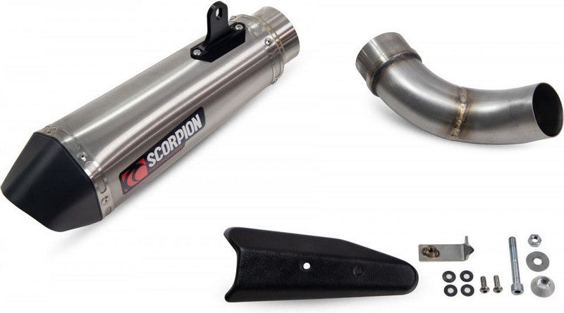 Scorpion Mufflers Serket Taper Slip-on Brushed Stainless Steel Sleeve (NON EU HOMOLOGATED) | RKA136SEO