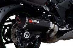 Scorpion Mufflers Serket Parallel Slip-on Carbon Fibre Sleeve. Fits with panniers (NON EU HOMOLOGATED) | RKA137CEO