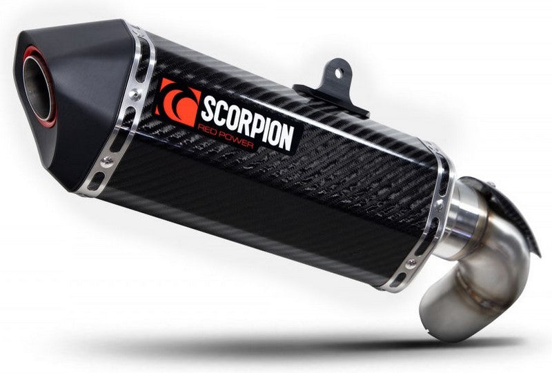 Scorpion Mufflers Serket Parallel Slip-on Carbon Fibre Sleeve. Fits with panniers (NON EU HOMOLOGATED) | RKA137CEO