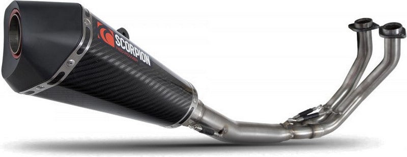 Scorpion Mufflers Serket Taper Full System Carbon Fibre Sleeve (NON EU HOMOLOGATED) | RKA138SYSCEO