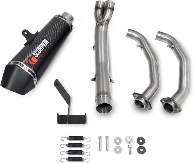 Scorpion Mufflers Serket Taper Full System Carbon Fibre Sleeve (NON EU HOMOLOGATED) | RKA139SYSCEO