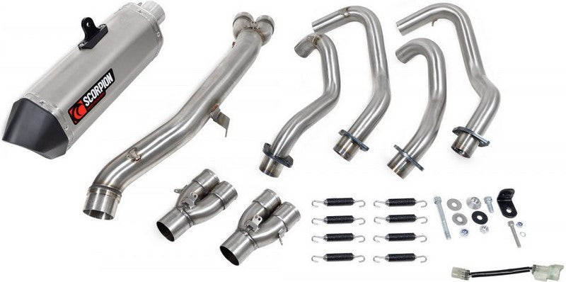 Scorpion Mufflers Serket Parallel Full System  Titanium Sleeve (NON EU HOMOLOGATED) | RKA140SYSTEO