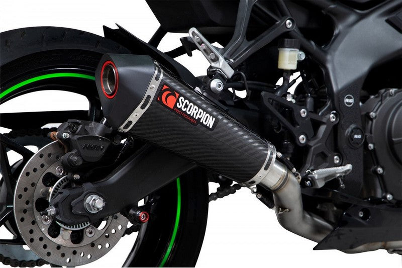 Scorpion Mufflers Serket Taper Full System Carbon Fibre Sleeve (NON EU HOMOLOGATED) | RKA141SYSCEO
