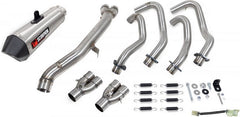 Scorpion Mufflers Serket Taper Full System Brushed Stainless Steel Sleeve (NON EU HOMOLOGATED) | RKA141SYSSEO