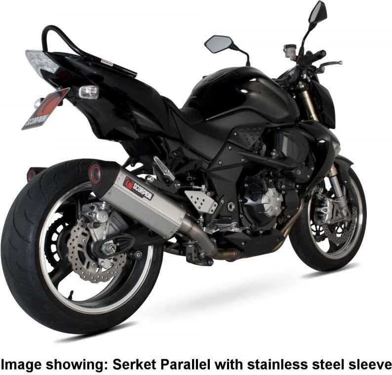 Scorpion Mufflers Serket Parallel Slip-on (Pair) Carbon Fibre Sleeve | RKA79CEO