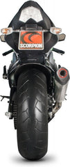 Scorpion Mufflers Serket Taper Slip-on Brushed Stainless Steel Sleeve | RKA80SEO