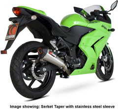 Scorpion Mufflers Serket Taper Slip-on Carbon Fibre Sleeve | RKA84CEO
