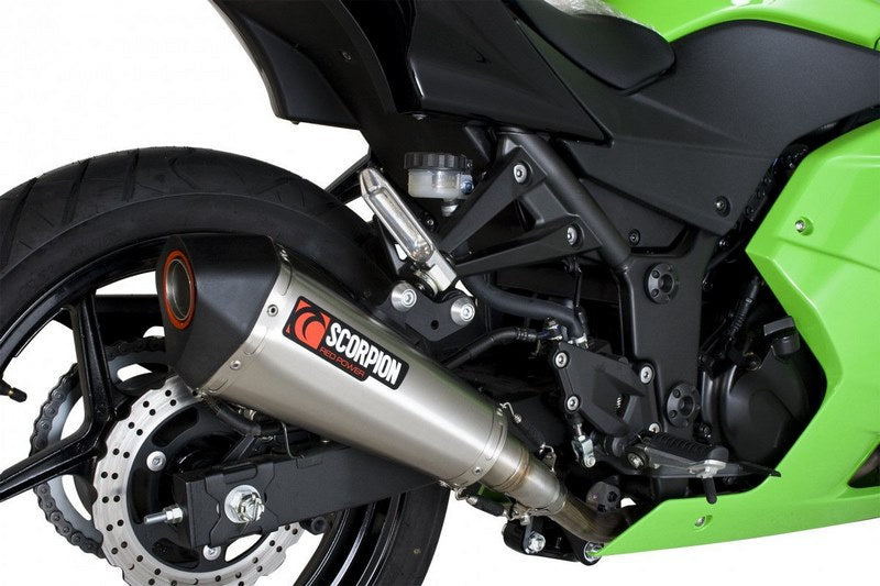 Scorpion Mufflers Serket Taper Slip-on Brushed Stainless Steel Sleeve | RKA84SEO