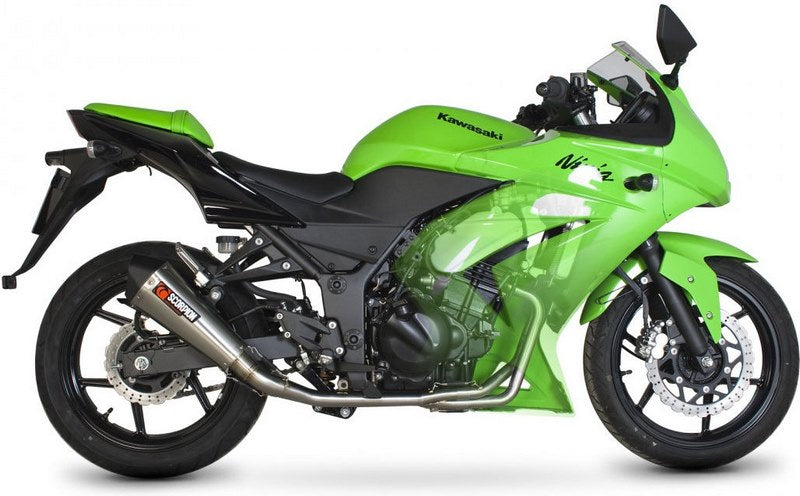 SCORPION MUFFLERS Serket Taper Full System, Stainless Steel Sleeve EC Approved | RKA84SYSSEO